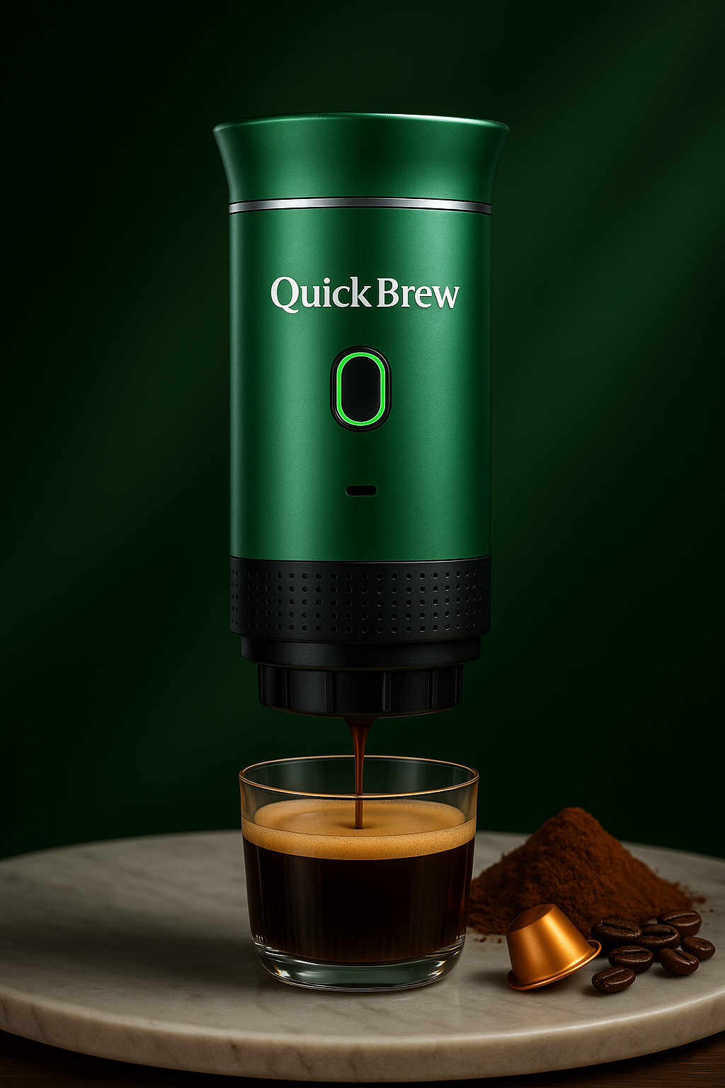 QuickBrew Go | Barista-Grade Coffee Anywhere