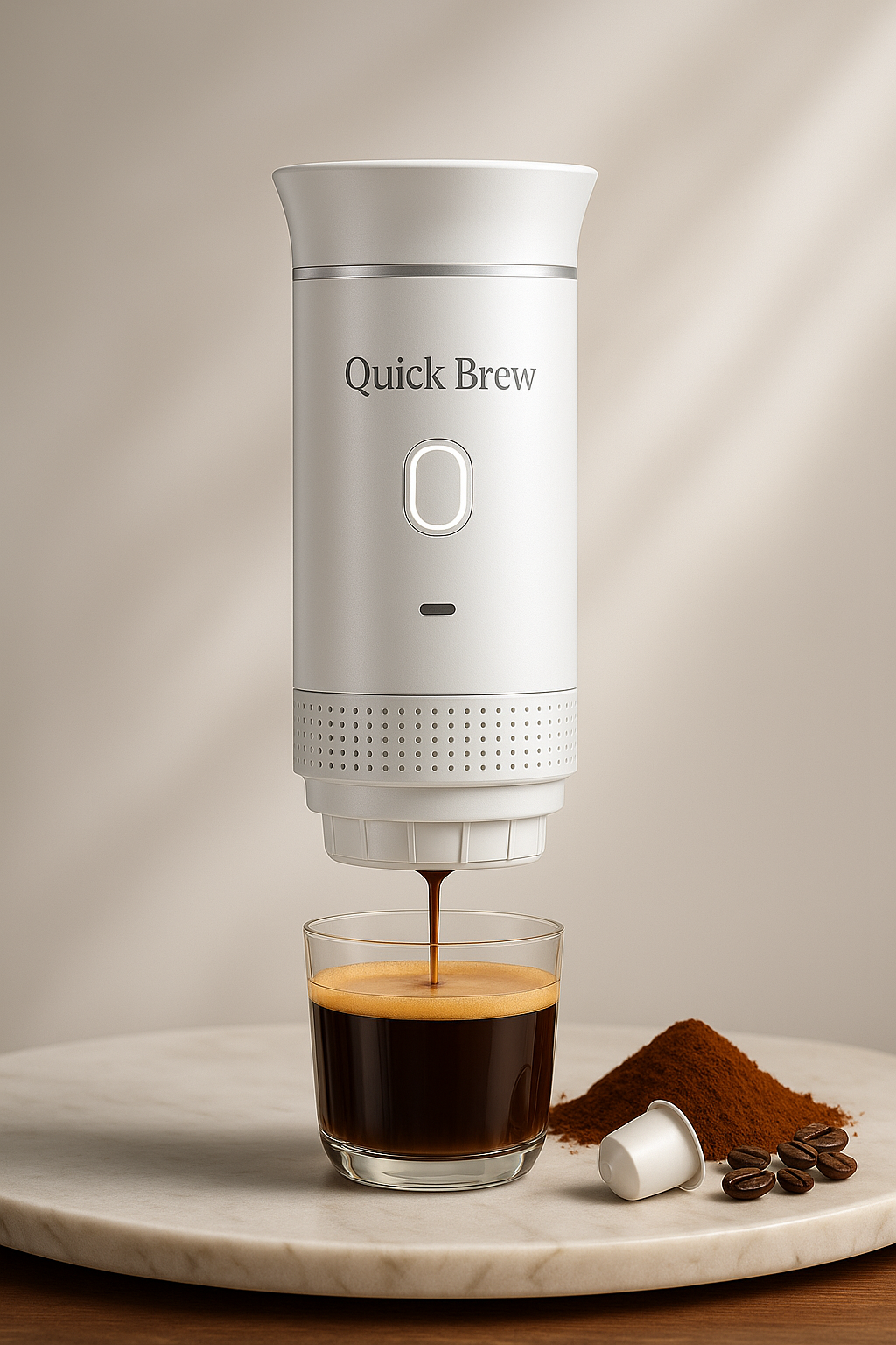 QuickBrew Go | Barista-Grade Coffee Anywhere
